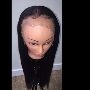 26 inch Brazilian straight frontal wig